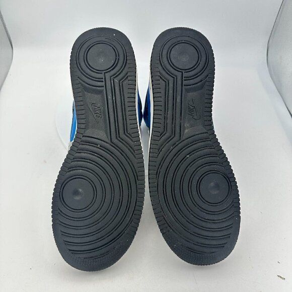 Nike Air Force 1 High Men Size 11.5 315121-406 Blue Court Crackle Grey Shoes - Picture 11 of 14